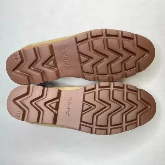 Vionic Women’s Cheryl II Lug penny Loafers size 8 Wide Slip-on Sand Suede - Picture 5 of 9
